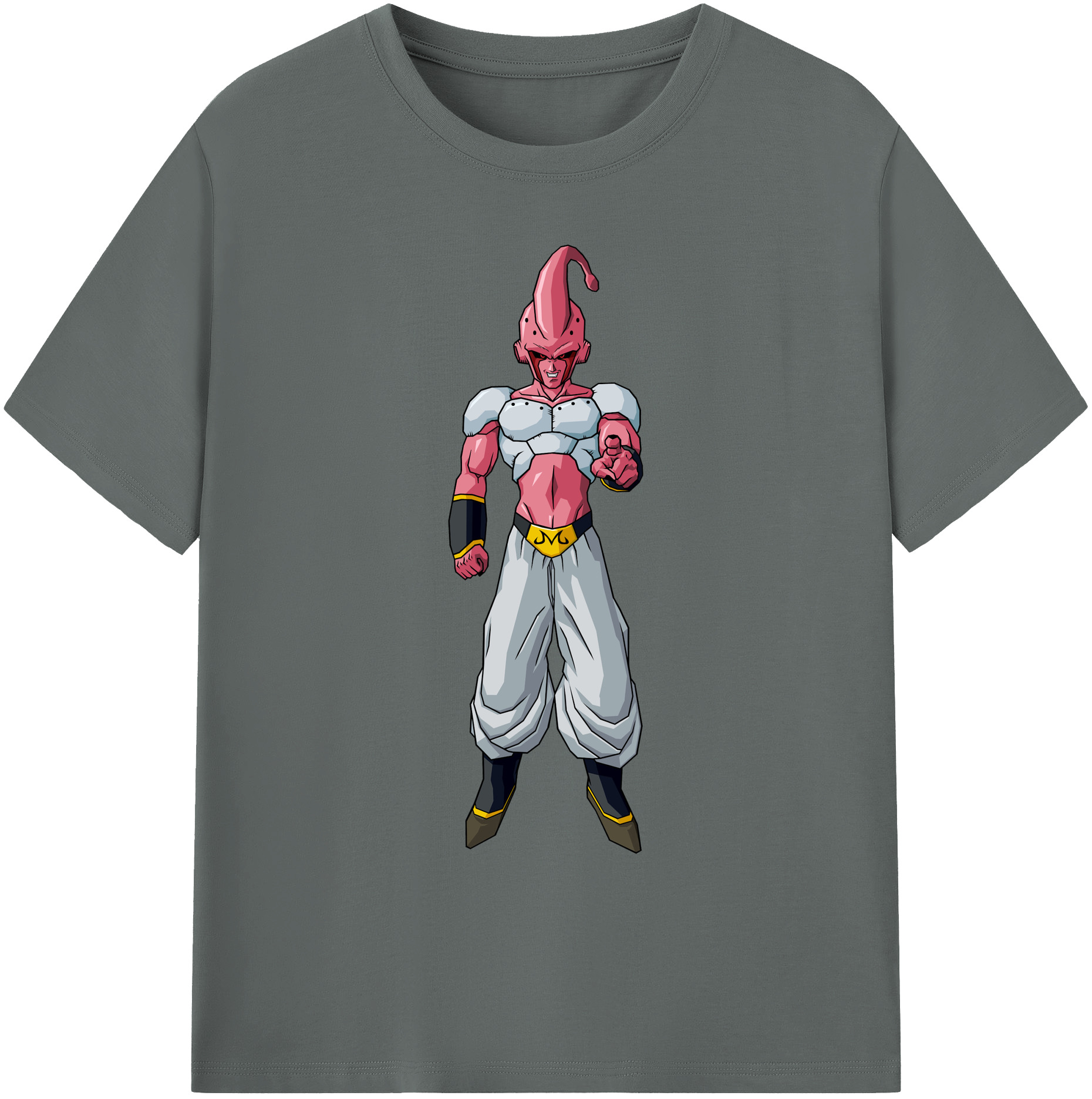（画像用） ドラゴンボール 魔人ブウ DRAGON BALL Majin Buu 綿100％ メンズ半袖Tシャツ｜肌触りやわらか＆通気性